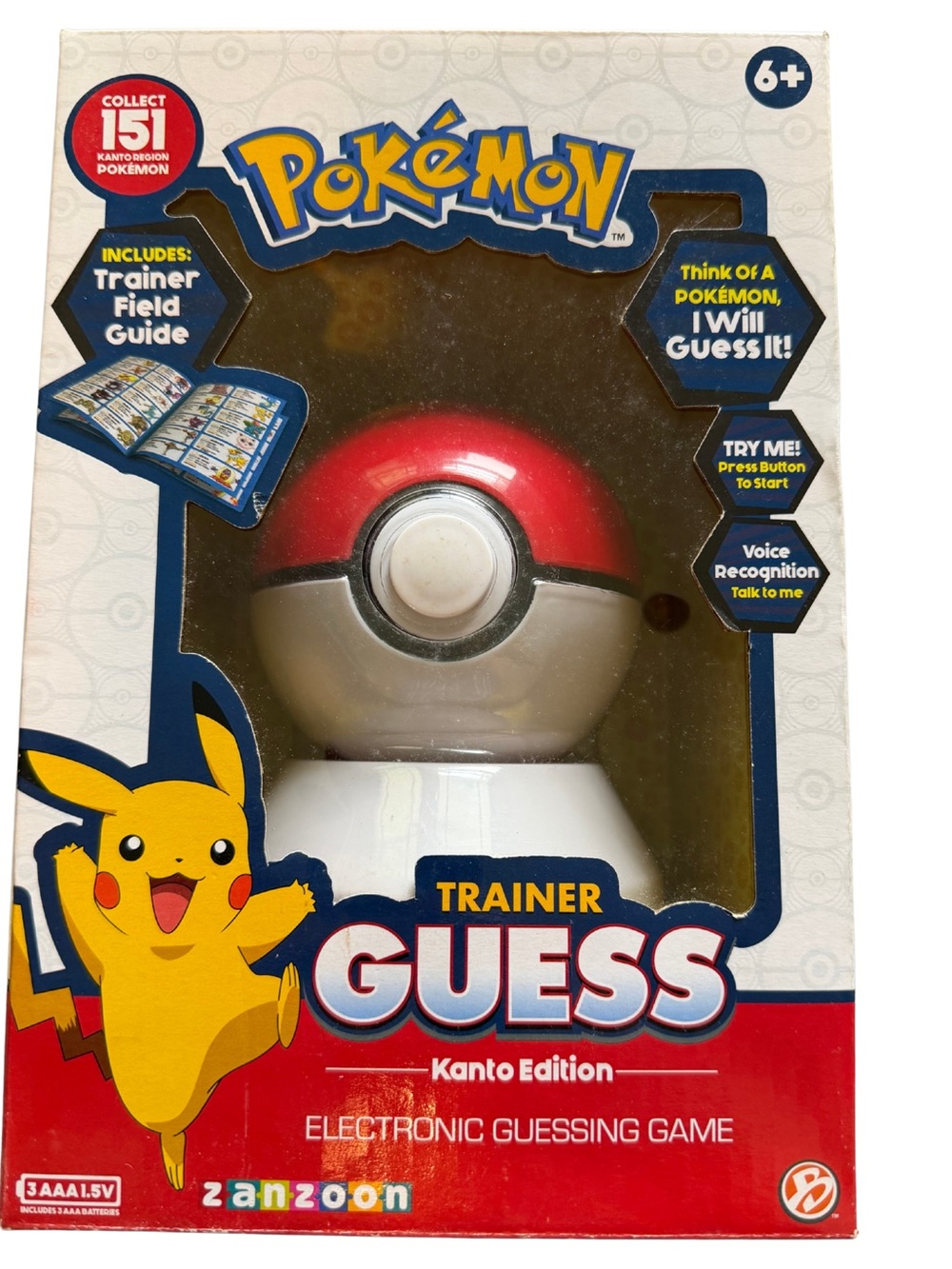 Pokemon Trainer Guess Kanto Edition Electronic Game New in Sealed Box